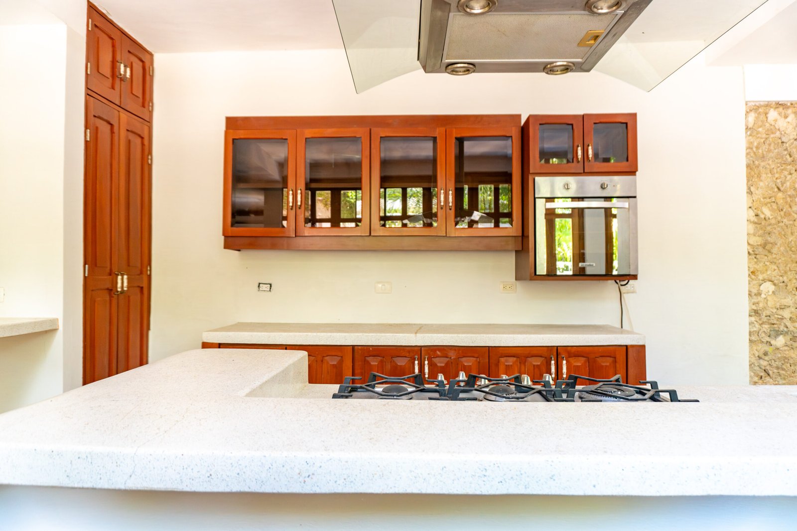 Pasillo exterior junto a alberca privada